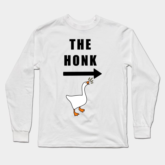 THE HONK funny matching t-shirts Long Sleeve T-Shirt by astonishingemma